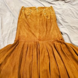 Ralph Lauren Blue Label Leather Skirt